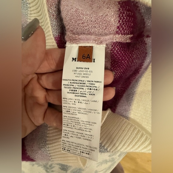 NWOT Missoni Kids
 zigzag-print short-sleeve dress - Picture 8 of 9